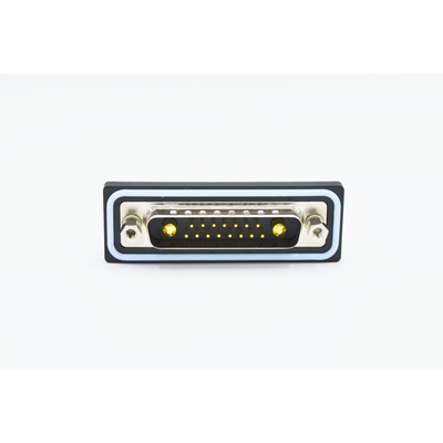 Norcomp CDF 25 Way Vertical Solder D-sub Connector Plug, 2.77mm Pitch, with 4-40 Screw Locks