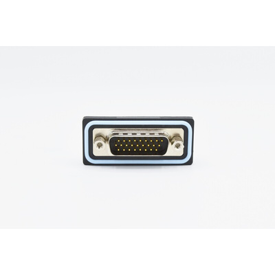 Norcomp HDF 26 Way Vertical Solder D-sub Connector Plug, 2.29mm Pitch, with 4-40 Boardlocks