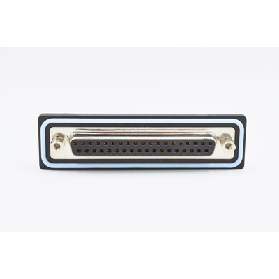 Norcomp SDF 37 Way Right Angle D-sub Connector Socket, 2.77mm Pitch, with 4-40 Boardlocks, Brackets