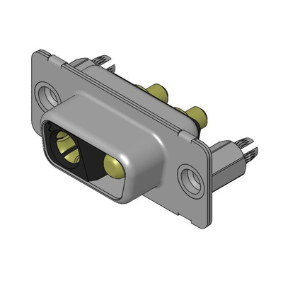 FCT from Molex 173107 2 Way D-sub Connector Socket, 6.86mm Pitch, with 4-40 Screw Locks
