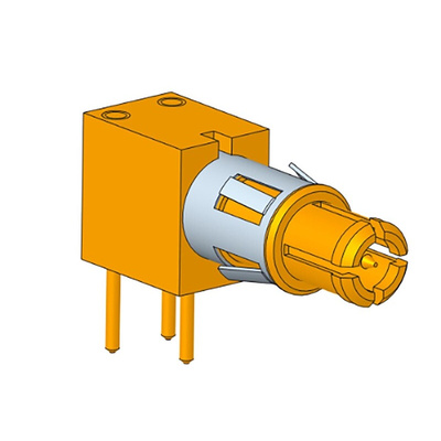 Amphenol Socapex, M032 Series, Male Solder D-Sub Connector Coaxial Contact, Gold Pin