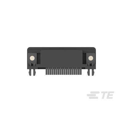TE Connectivity 26 Way Right Angle D-sub Connector Socket, 2.29mm Pitch, with 4-40 Screw Locks