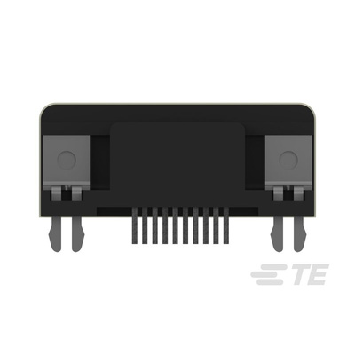 TE Connectivity 15 Way Right Angle PCB D-sub Connector Plug, 2.29mm Pitch, with Boardlocks