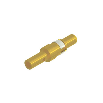 CONEC size 3.6mm Male Crimp D-Sub Connector Power Contact, Gold over Nickel Power, 14 → 12 AWG