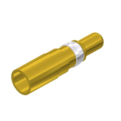 CONEC size 3.6mm Male Crimp D-Sub Connector Power Contact, Gold over Nickel Power, 8 → 10 AWG