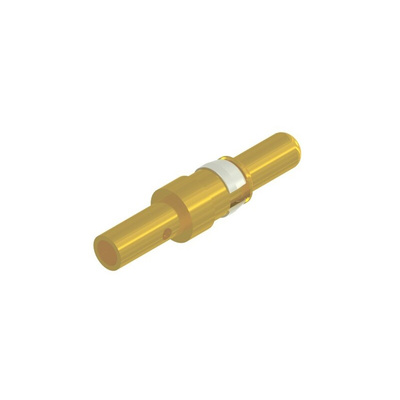 CONEC size 3.6mm Male Crimp D-Sub Connector Power Contact, Gold over Nickel Power, 14 → 12 AWG