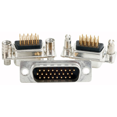 CONEC 15 Way PCB D-sub Connector Socket, 2.28mm Pitch, with 4-40 UNC