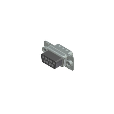 CONEC 9 Way Through Hole D-sub Connector Plug, with 4-40 UNC
