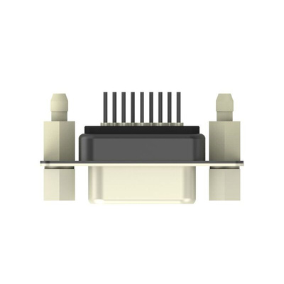 TE Connectivity 9 Way Vertical Board Mount PCB D-sub Connector Socket, 2.77mm Pitch