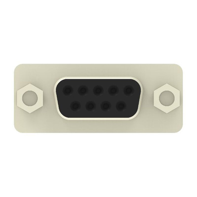 TE Connectivity 9 Way Vertical Board Mount PCB D-sub Connector Socket, 2.77mm Pitch