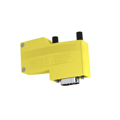 ERNI 9 Way Cable Mount D-sub Connector Female/Male