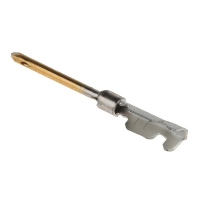 TE Connectivity, AMPLIMITE HDP-22 Series, size 22 Male Crimp D-sub Connector Contact, Gold over Nickel Signal, 28