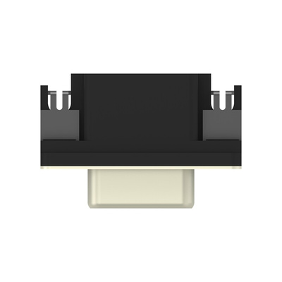 2301844 9 Way Right Angle Board Mount PCB D-sub Connector Receptacle, 2.77mm Pitch, with Boardlock