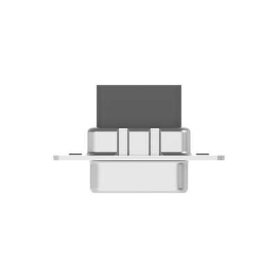 9 Way Wire D-sub Connector Plug, with Cable Mount