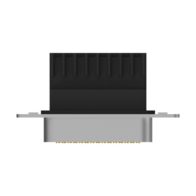 TE Connectivity AMPLIMITE HDE 2 Way Horizontal Cable Mount D-sub Connector Plug, 2.77?mm Pitch