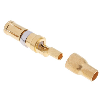 RS PRO Female Solder D-Sub Connector Coaxial Contact, Gold over Nickel Coaxial