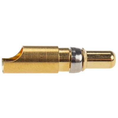 RS PRO Male Solder D-Sub Connector Power Contact, Gold over Nickel Power, 12 → 8 AWG