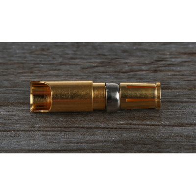 RS PRO Female Solder D-Sub Connector Power Contact, Gold over Nickel Power, 12 → 8 AWG