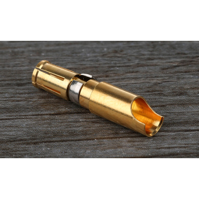 RS PRO Female Solder D-Sub Connector Power Contact, Gold over Nickel Power, 12 → 8 AWG