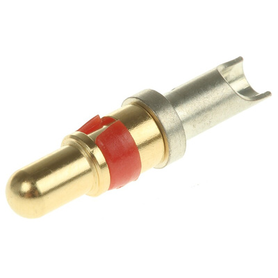 Amphenol ICC, DW Series, Male Solder D-Sub Connector Power Contact, Gold over Nickel Power, 12 AWG