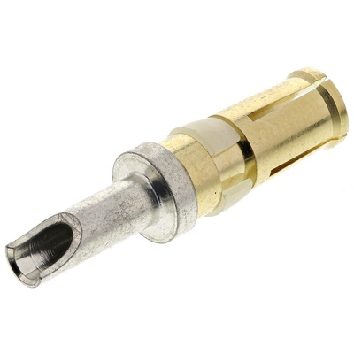 Amphenol ICC, DW Series, Female Solder D-Sub Connector Power Contact, Gold over Nickel Power, 14 AWG