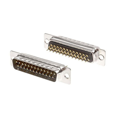 ASSMANN WSW A-DS 25 Way Through Hole D-sub Connector Plug, 2.77mm Pitch
