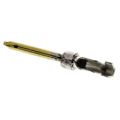 TE Connectivity, AMPLIMITE HD-20 Series, size 20 Male Crimp D-sub Connector Contact, Gold, 28 → 24 AWG