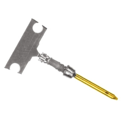 TE Connectivity, AMPLIMITE HD-20 Series, size 20 Male Crimp D-sub Connector Contact, Gold over Nickel, 28 → 24