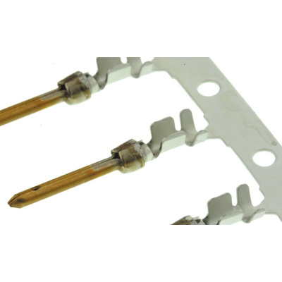 TE Connectivity, AMPLIMITE HD-20 Series, size 20 Male Crimp D-sub Connector Contact, Gold over Nickel, 24 → 20