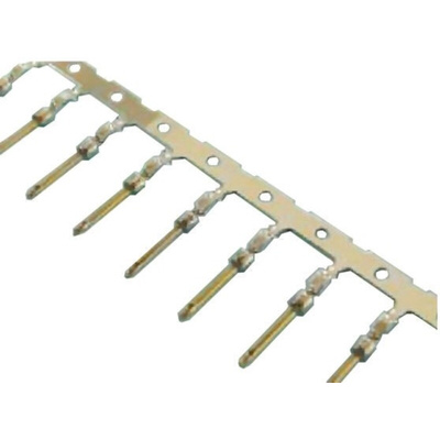 Amphenol, L17RR Series, Male Crimp D-sub Connector Contact, Gold over Nickel, 24 → 28 AWG