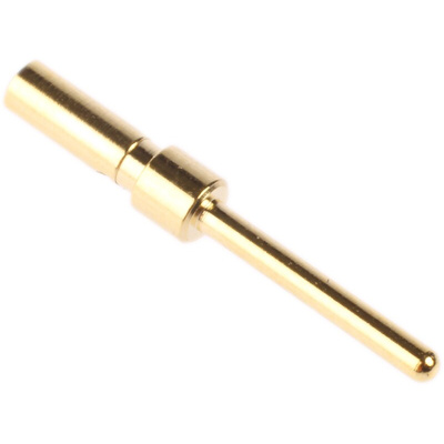 MH Connectors, DM Series, Male Crimp D-sub Connector Contact, Gold, 22 → 30 AWG