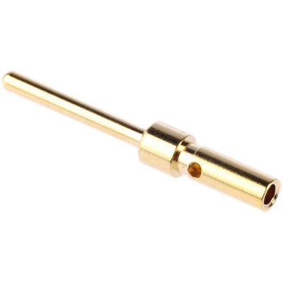 MH Connectors, DM Series, Male Crimp D-sub Connector Contact, Gold, 22 → 30 AWG