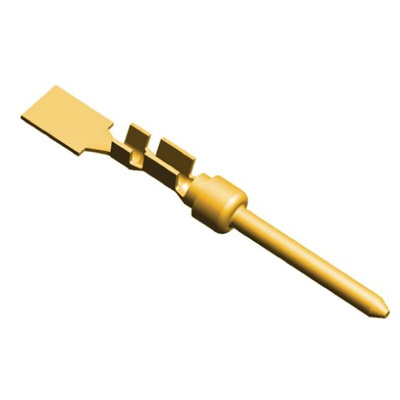 TE Connectivity, AMPLIMITE HDP-20 Series, size 20 Male Crimp D-sub Connector Contact, Gold over Nickel Signal, 28