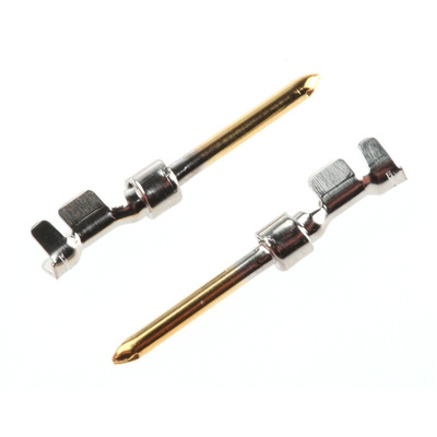 HARTING, D-Sub Standard Series, Male Crimp D-sub Connector Contact, Gold, 24 → 20 AWG