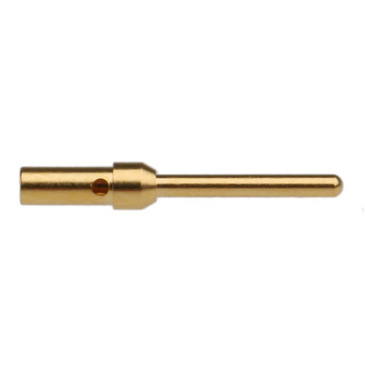 HARTING, D-Sub Standard Series, size 1.04mm Male Crimp Circular Connector Contact, Gold over Nickel Signal, 22 →
