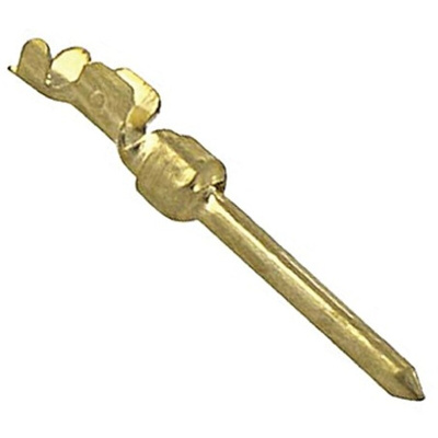 TE Connectivity, AMPLIMITE HDP-20 Series, size 20 Male Crimp D-sub Connector Contact, Gold over Nickel, Gold over