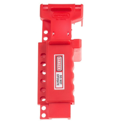 RS PRO 254mm Shackle Polyurethane Plastic Ball Valve Lockout, 63.5mm Attachment Point