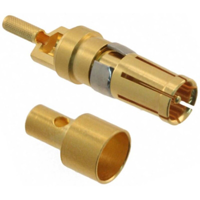 HARTING, D-Sub Mixed Series, Female Crimp, Solder D-Sub Connector Coaxial Contact, Gold Coaxial