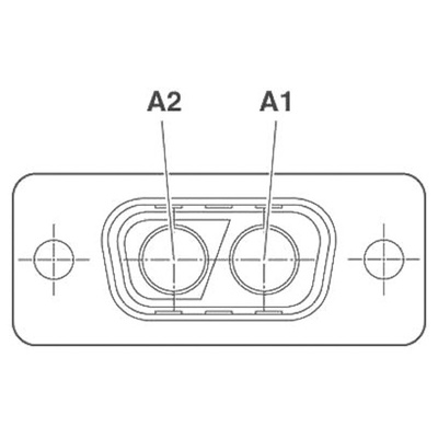 Phoenix Contact VS-09-BU-DSUB-2P Panel Mount D-sub Connector