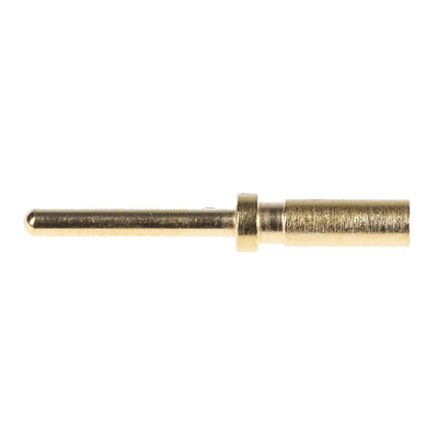Cinch Connectors, Econo D Series, Male Crimp D-sub Connector Contact, Gold Flash over Nickel Pin, 24 → 20 AWG