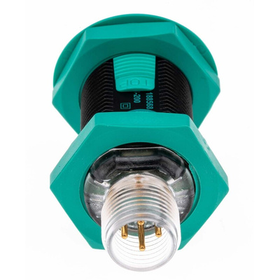 Pepperl + Fuchs Diffuse Photoelectric Sensor, Barrel Sensor, 200 mm Detection Range