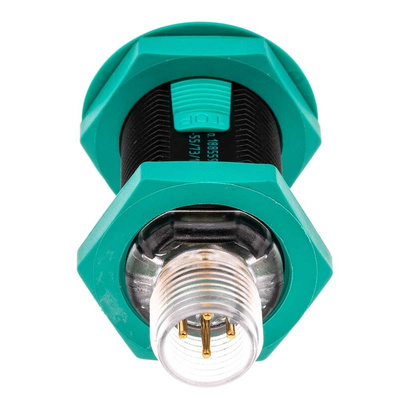 Pepperl + Fuchs Retroreflective Photoelectric Sensor, Barrel Sensor, 4 m Detection Range