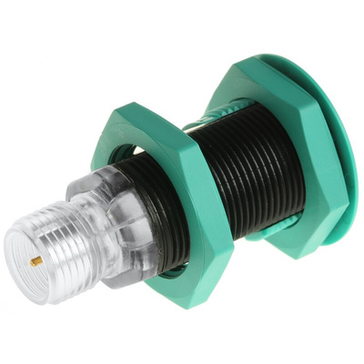 Pepperl + Fuchs Retroreflective Photoelectric Sensor, Barrel Sensor, 6.5 m Detection Range