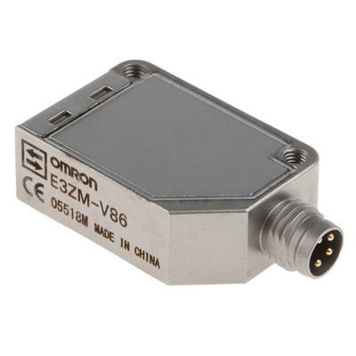 Omron Diffuse Photoelectric Sensor, Block Sensor, 12 mm Detection Range