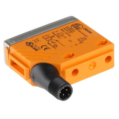 ifm electronic Diffuse Photoelectric Sensor, Block Sensor, 50 mm → 1.4 m Detection Range
