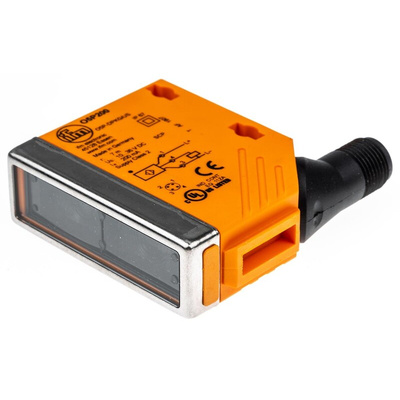 ifm electronic Retroreflective Photoelectric Sensor, Block Sensor, 100 mm → 7 m Detection Range