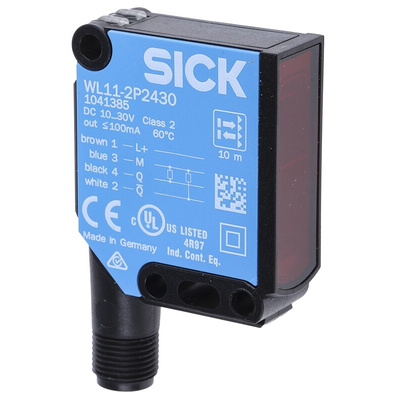 Sick Retroreflective Photoelectric Sensor, Block Sensor, 150 mm → 10 m Detection Range