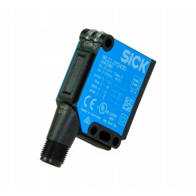 Sick Background Suppression Photoelectric Sensor, Block Sensor, 30 mm → 1.1 m Detection Range