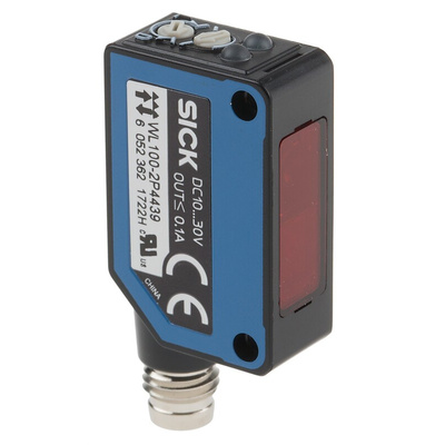 Sick Retroreflective Photoelectric Sensor, Block Sensor, 10 mm → 7.2 m Detection Range