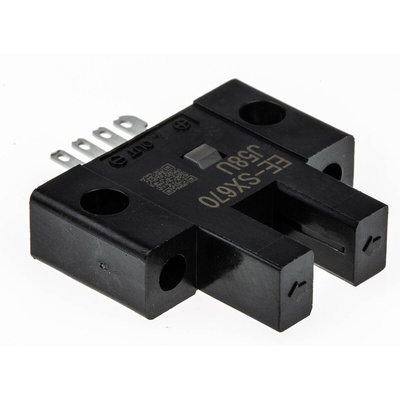 Omron Through Beam Photoelectric Sensor, Fork Sensor, 5 mm Detection Range